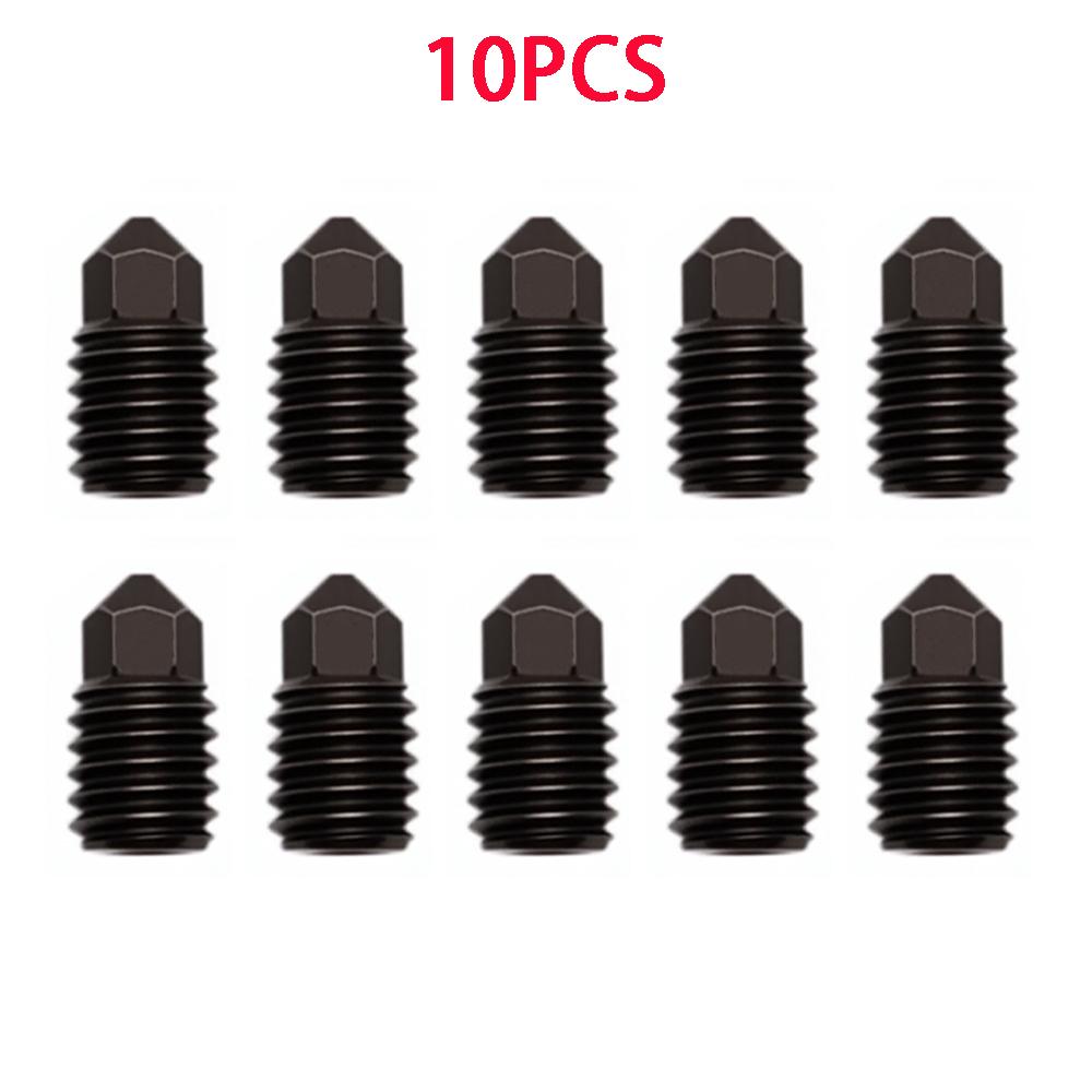 For Flashforge Adventurer 5M (AD5M) Hot End, Brass Nozzle & Hardened Steel Nozzle Kit, Bore Sizes: 0.2mm / 0.25mm / 0.4mm / 0.6m