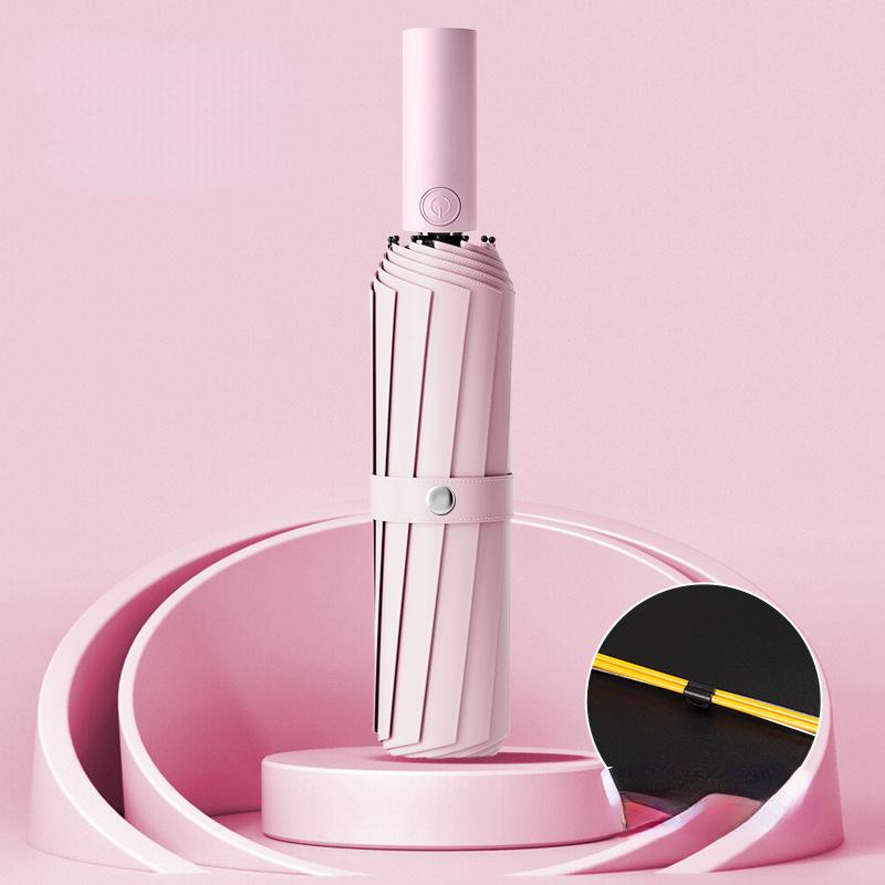 

Полностью автоматический обратный солнцезащитный и дождезащитный складной зонт