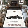 Harley-davidson Motorcycles Customize Your Name Floor Mat Perfect for Outdoor Dining Room Entryway Kitchen Antislip Carpet Anime Office Decor