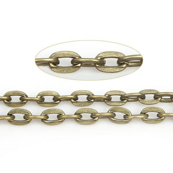 Handmade 5m Pearl Earrings DIY Accessory Chain with O-Rings and Extender