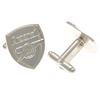 Arsenal FC Silver Plated Crest Cufflinks