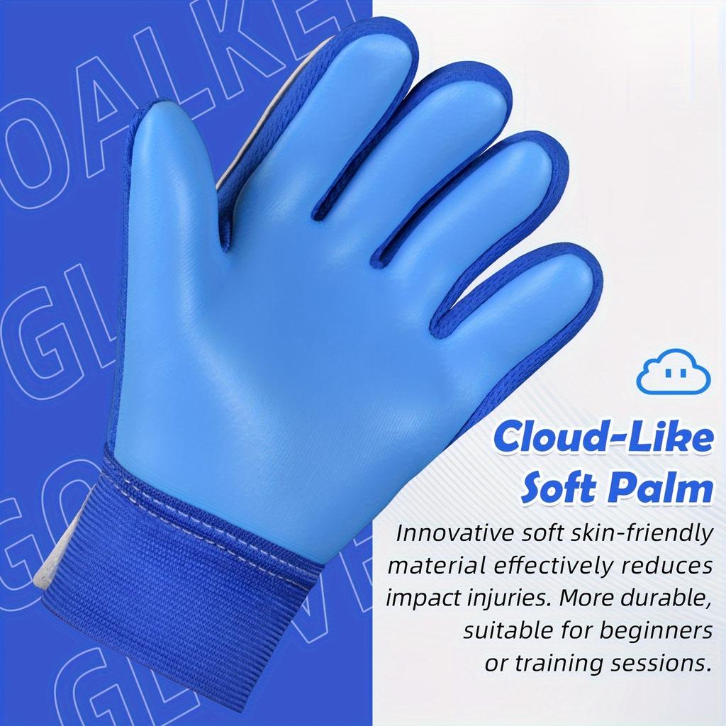Goal keeper gloves without finger protection, goalkeeper gloves with colorful style, football gloves with strong grip and no sli