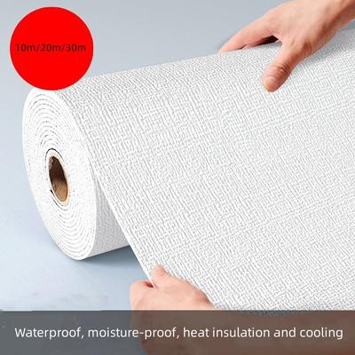 3D DIY Linen Foam Waterproof Self-Adhesive Wall Sticker DIY Home Living Room Background Decor Wallpaper Wall Decals