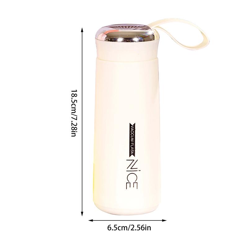 Φορητό Ταξιδιωτικό Μονωμένο Κύπελλο Διπλό Γυαλί Καπάκι Αυτοκινήτου Θερμός Καφέ Φιάλη Κύπελλο για Κρύο Ποτό Θερμός Κύπελλο