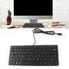USB-Tastatur mit Kabel 78 Tasten   Dünn   Tragbar   Rutschfest   Tastatur für Laptops Desktops