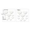 3D Love Mirror Wall Sticker 10Pcs Set Self-Adhesive Easy To Paste Decal for Wedding Kids Room Toilet Table Home Decor