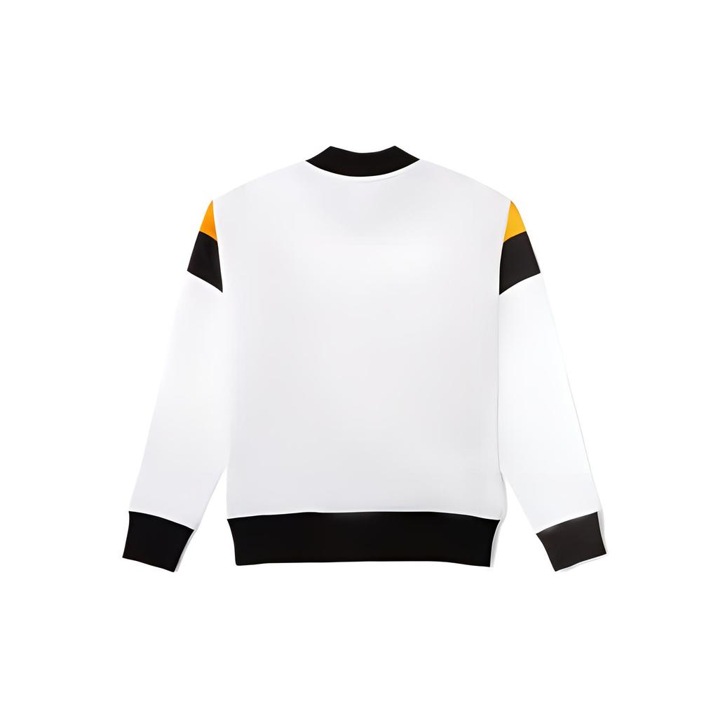 Vans Pullover Color Block Casual Comfortable Soft Versatile Sweatshirt Women tops White VN0A4UTIWHT