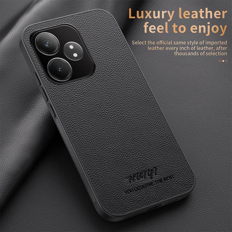 Luxury Business Leather Soft Frame Magnetic Cover For Realme GT 6 GT6 GT 6T GT6T Neo6 SE Neo 6 SE Phone Cases Capa