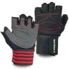 BATENA Training Gloves Wrist Wrap Muscle Training Power Grip M-XL