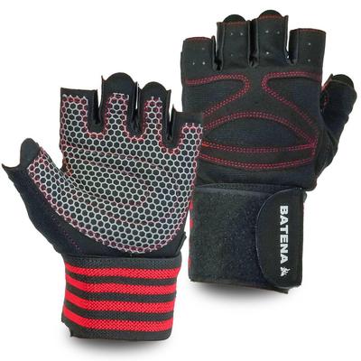 Guantes de Entrenamiento BATENA Muñequera Entrenamiento Muscular Agarre Potente M-XL
