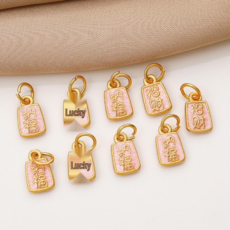 Gold-Plated Lotus Pod & Butterfly Pendant for DIY Jewelry Crafting