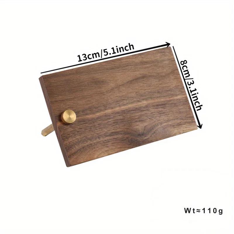 1PC Multi-functional Solid Name Card Holder Wooden Note Message Holder Seat Plate Small Menu Clip Business Card Display Clip