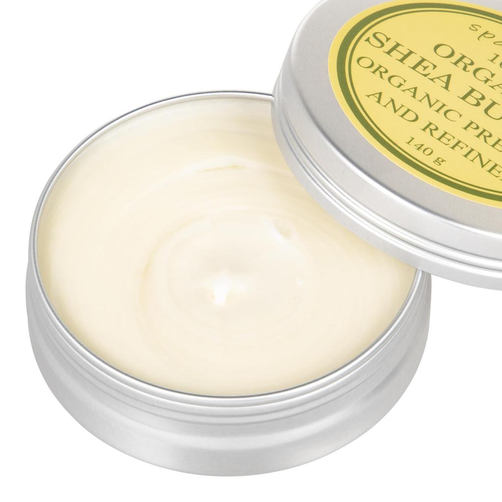 spahinoki Organic Shea Refined Skin Lip Nail Hair Hair Balm Butter, 140g, (Ecocert Certified) Care, Care, Care, Care,