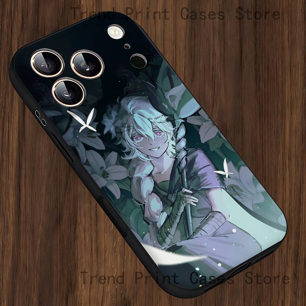 White Lily C-Cookie Phone Case For iPhone 15,16,17,13,14,11,12,Pro,Max,Plus,E,Air,Mini Protect Shell