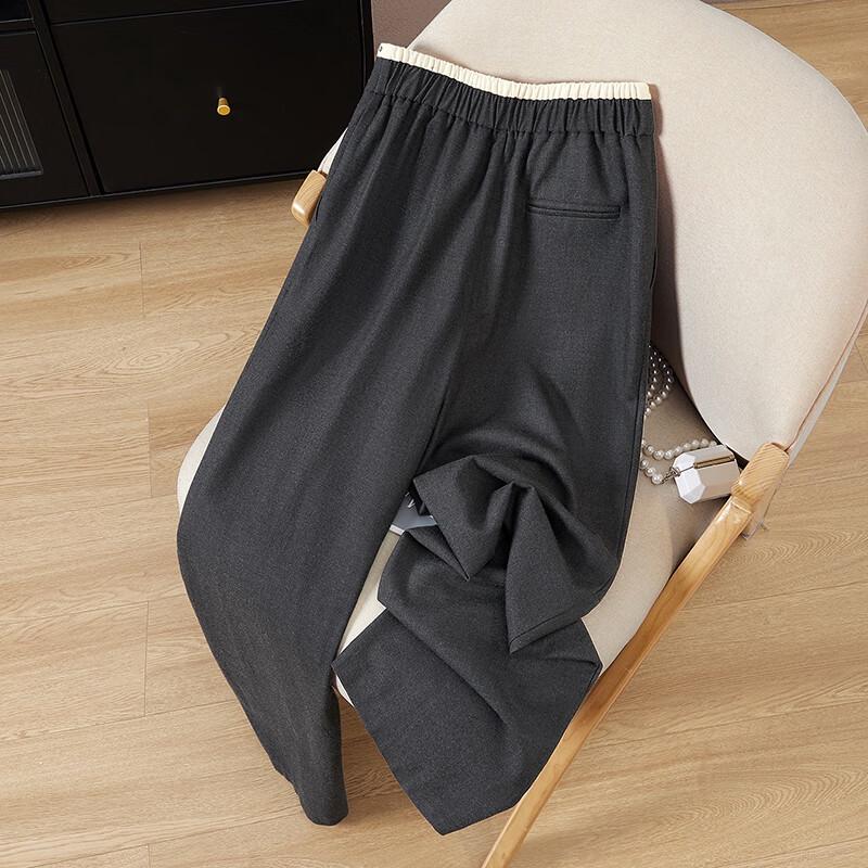 Tachi Women's Elastic Waist Drapey Suit Trousers