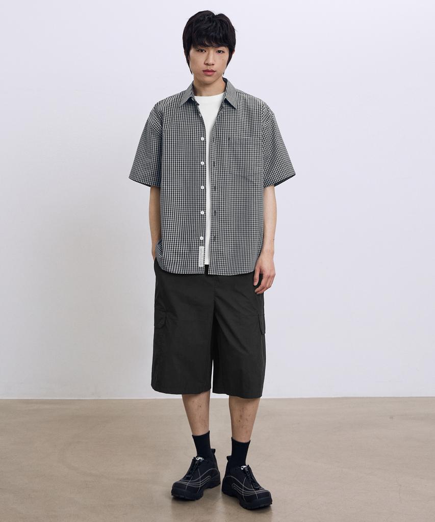 FILLUMINATE Banding Cargo Bermuda Shorts - Khaki