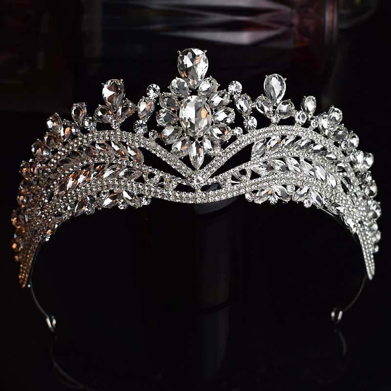 

Роскошный головной убор невесты Свадебное платье Корона Супер сказочный День рождения Фотостудия Фотосессия Женский плиточный аксессуар для волос