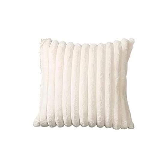 Cushion Cover 45 x 45cm Stylish Square Fur Faux Fur 45 x 45cm Velvet Fluffy Soft Fluffy Scandinavian Cute Sofa Backrest