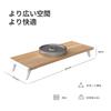 LOUKIN Monitor Monitor Desktop Computer PC Display Desk Wooden Monitor No Assembly Multifunctional Keyboard Suitable for and Tablet Width Ideal for