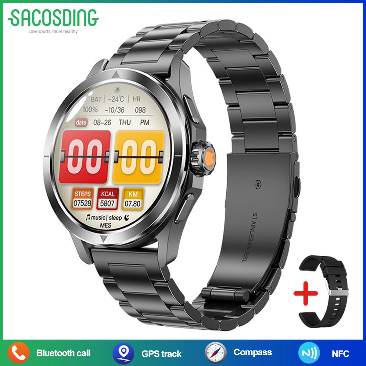 2025 Новые часы S4 Ultra Sports для мужчин, высотомер, GPS, трек, компас, NFC HD, BT, умные часы для Android IOS XIAOMI