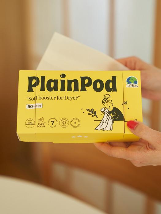 

PlainPod Soft Booster Dryer Sheet Everscent (50p) dryer sheets