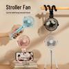 USB Rechargeable Silent Clip-On Fan for Office, Home, and Outdoor Use