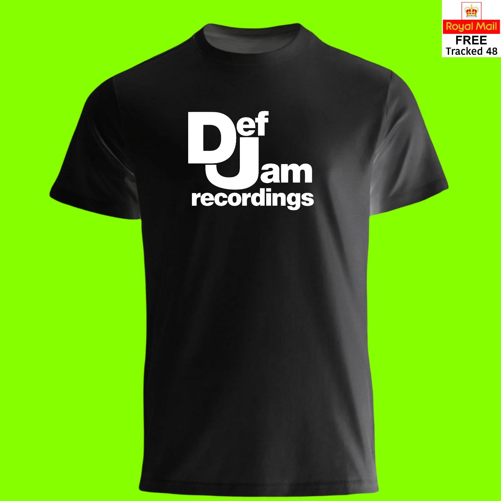 Def Jam Recordings - T Shirt - Rap Rave Dance Indie DJ Music Record Label 3XL