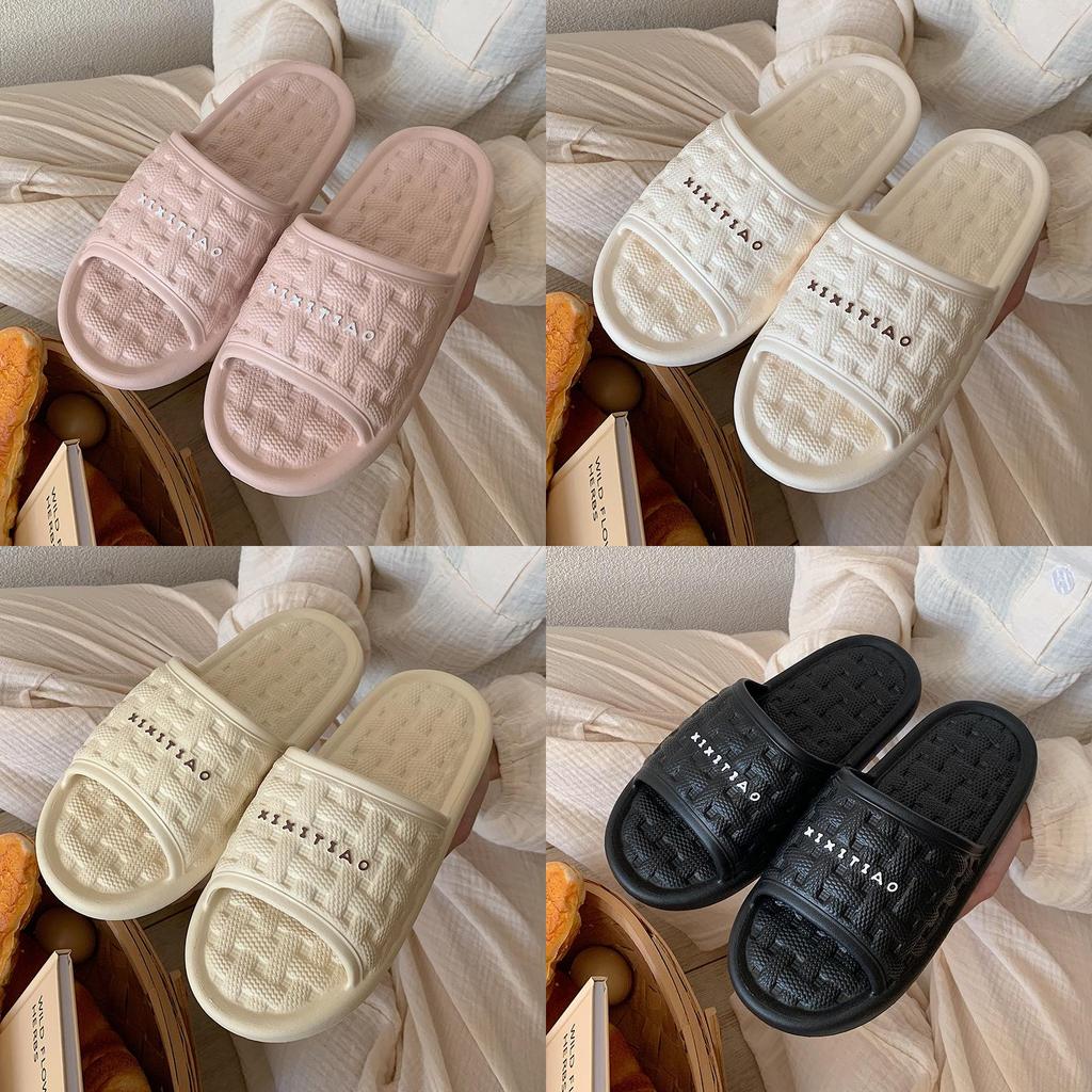Casual Eva Outdoor Slippers For Couples With Antislip Sole And Diamond Pattern For Summer Comfort