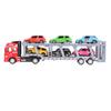 Transport Car Carrier Truck Toy with 6 Small Car for Kids Pull Back Detachable Interactive Toy Carrier Truck