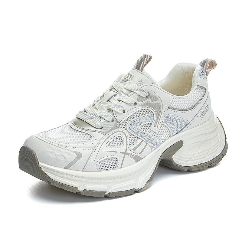 Suction film bottom dad shoes women's 2025 summer new breathable mesh platform sports shoes women's casual versatile shoes children