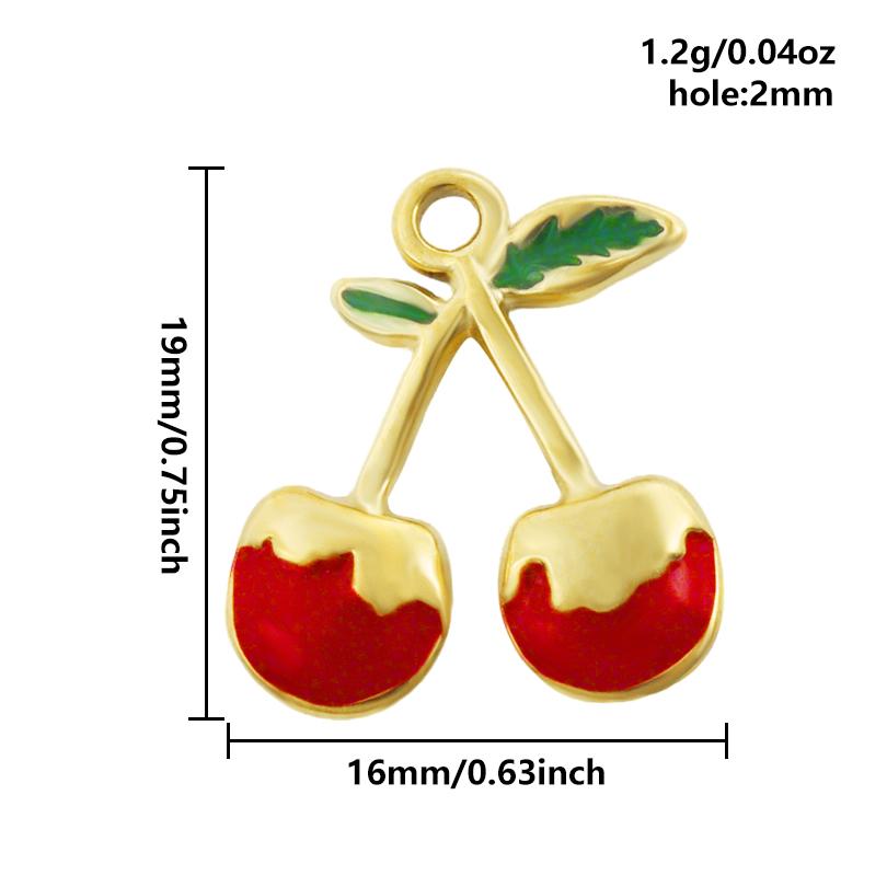 5pcs Gold Color Marine Animal Lobster Crab Enamel Charm Heart Cross Stainless Steel Pendant For Jewelry Making Keychain Earrings