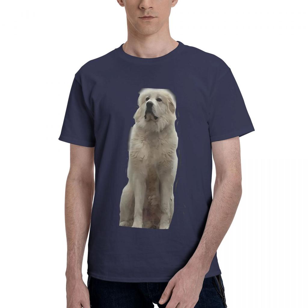 Great Pyrenees Dog 100 Cotton Casual Breathable Confortable Totoro Mens Designer Clothes Men TShirt