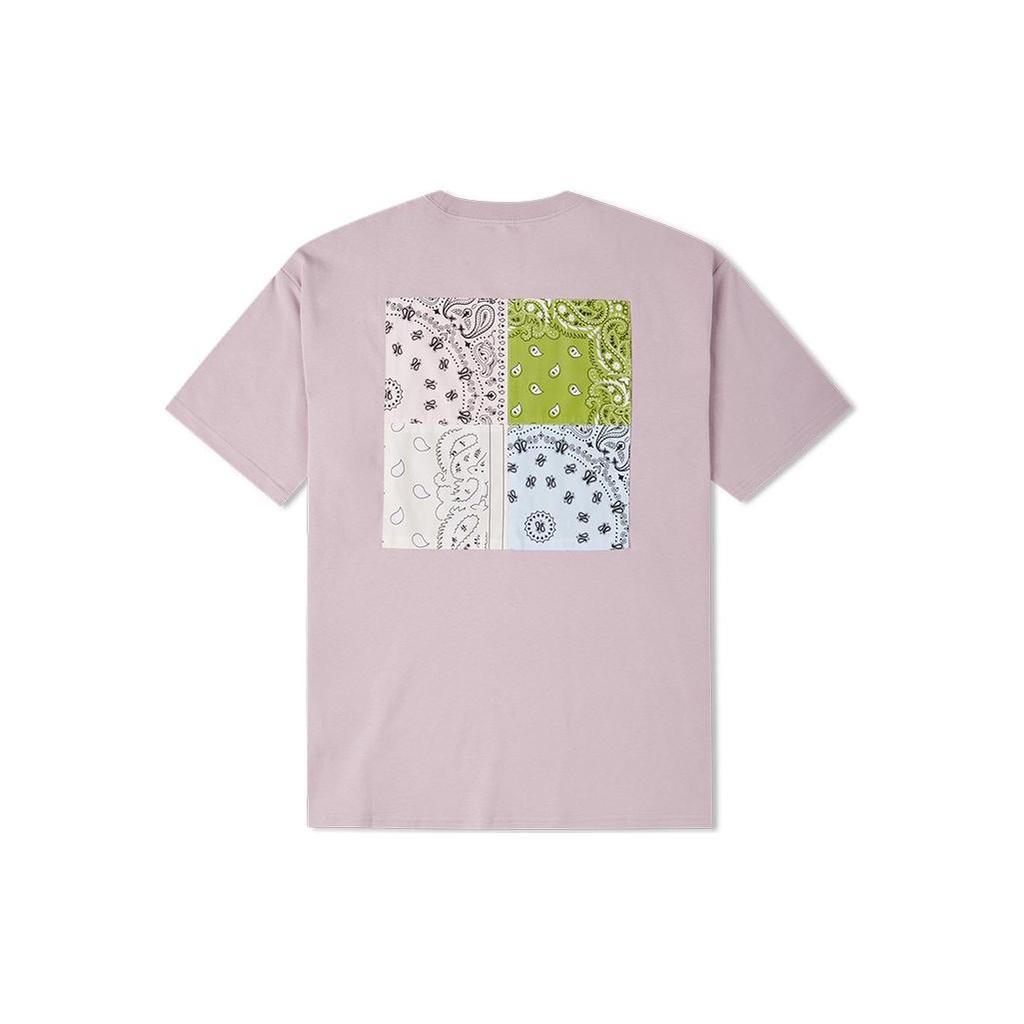 Converse T Shirts Unisex Pink Crew Neck Moderate Straight Fit 10023154-A02