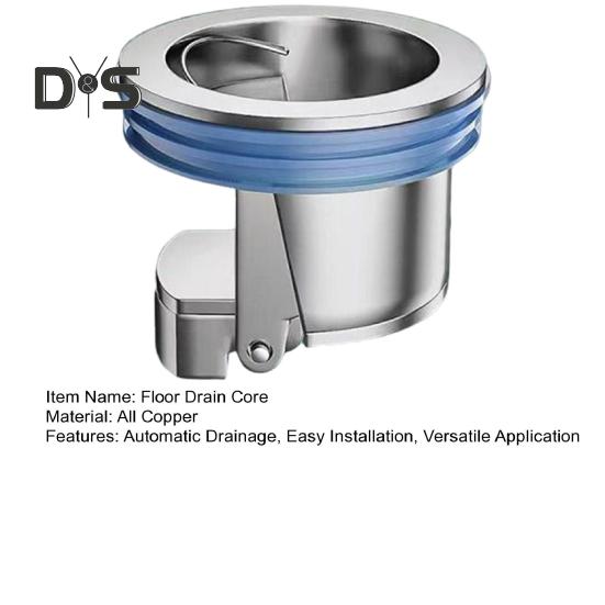 Automatická podlahová vpust s jádrem, proti zápachu, proti úniku, rychlá drenáž, proti hmyzu, rychlá drenážní podlahová mřížka