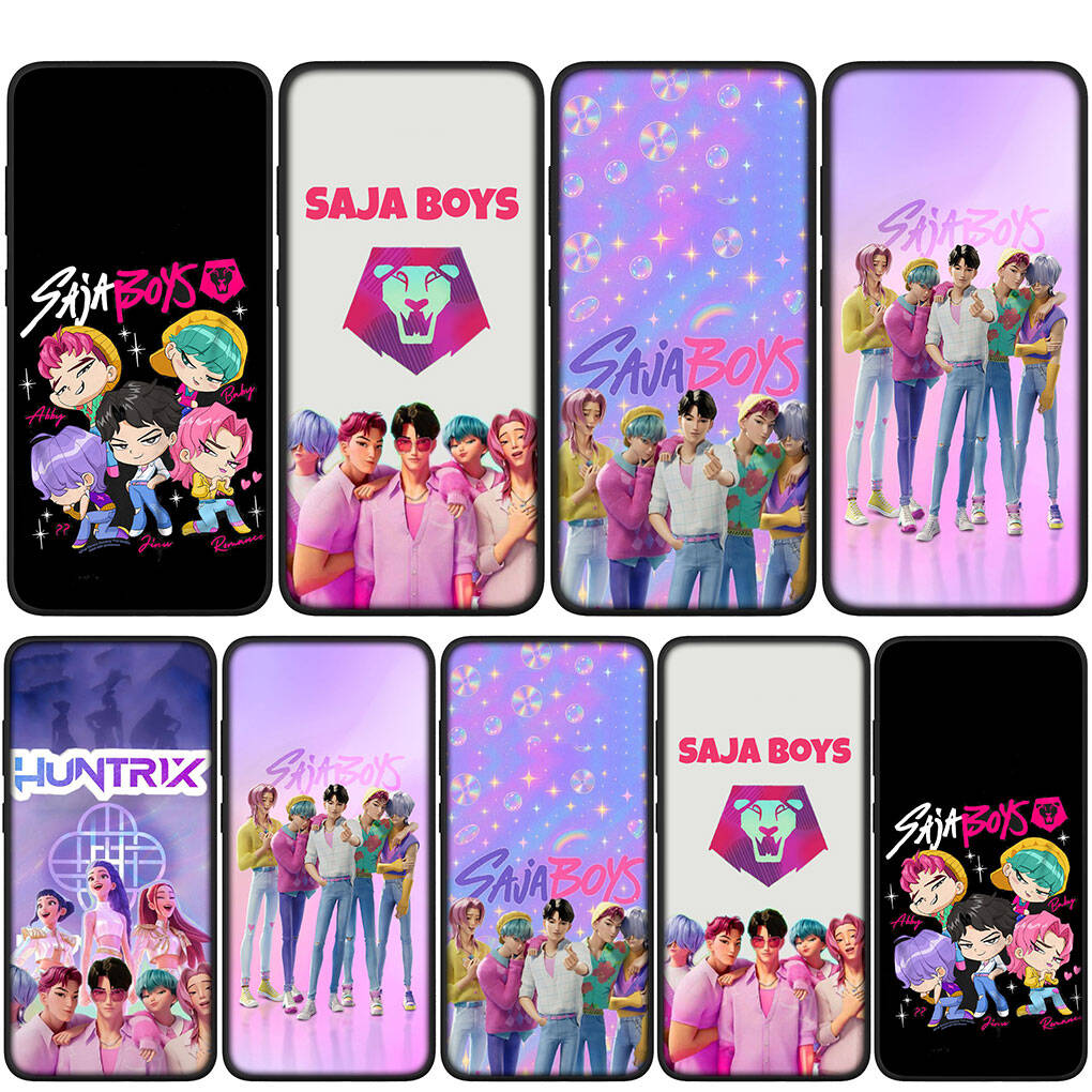 for Motorola Moto Edge 70 60 50 G54 G86 Samsung Galaxy S25 iPhone 17 16 15 Xiaomi Redmi Note 14 Pro Max Phone Case KPop Saja Demon Hunters Boys Cover