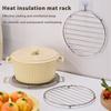 Cast Iron Pot Mats Heat Resistant Insulated Hot Pads for Table Counter Thermal Insulation Pad Holder Kitchen Dining Table Decor