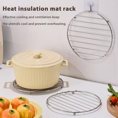 Cast Iron Pot Mats Heat Resistant Insulated Hot Pads for Table Counter Thermal Insulation Pad Holder Kitchen Dining Table Decor