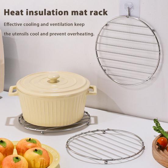Cast Iron Pot Mats Heat Resistant Insulated Hot Pads for Table Counter Thermal Insulation Pad Holder Kitchen Dining Table Decor