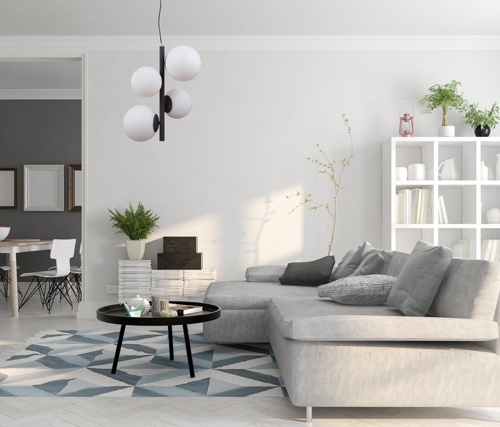 Lampa wisząca RIGA PND-44213-4A-SBL Italux