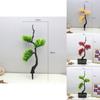 Artificial Pine Tree Faux Greenery Landscape Decor For Living Room And Office