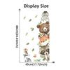 1PC Cute Cartoon Probe Stacked Sitting Small Animal Wall Stickers for Kids Room Bedroom Home Decoration Wall Decor