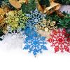 6/12pcs Simulation Snowflakes Christmas Tree Hanging Ornament Christmas Fake Snowflakes Winter Party Navidad New Year Decoration