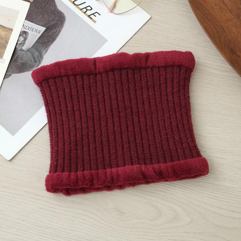 

Hats for Women In Autumn and Winter Fashionable Cold Proof Plus Velvet Pot Hat Diamond Mark Prismatic Mother Hat Versatile Scarf Warm Set New average size