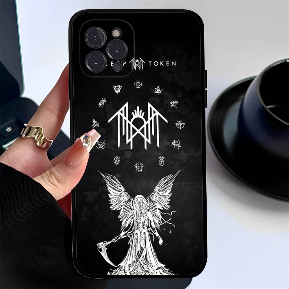 

Сон Рок-гурт Т-Токен Для iPhone 17 16 15 11 13 14 Pro Max Plus 12 Mini Чорний Чохол для Телефона iPhone 17 Pro