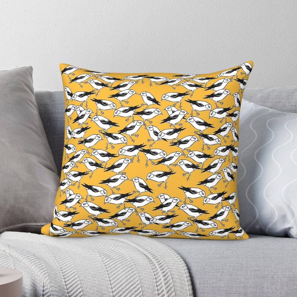 Tasmanian Forty Spotted Pardalote Square Pillowcase Polyester Linen Velvet Printed Zip Decor Room Cushion Cover 18"