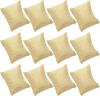 12 Pack Small Black Watch Pillow Velvet Bracelet Pillow Jewelry Displays Watch Bracelet Bangle Cushions Stand for Boxs