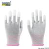 Ronzhituo 13-Gauge White Nylon Work Gloves