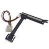 Graphics Card Extension Cord Mini PCIe To PCIE3.0 Right Angle Adapter Cable Card For Computer Assembly Accessories