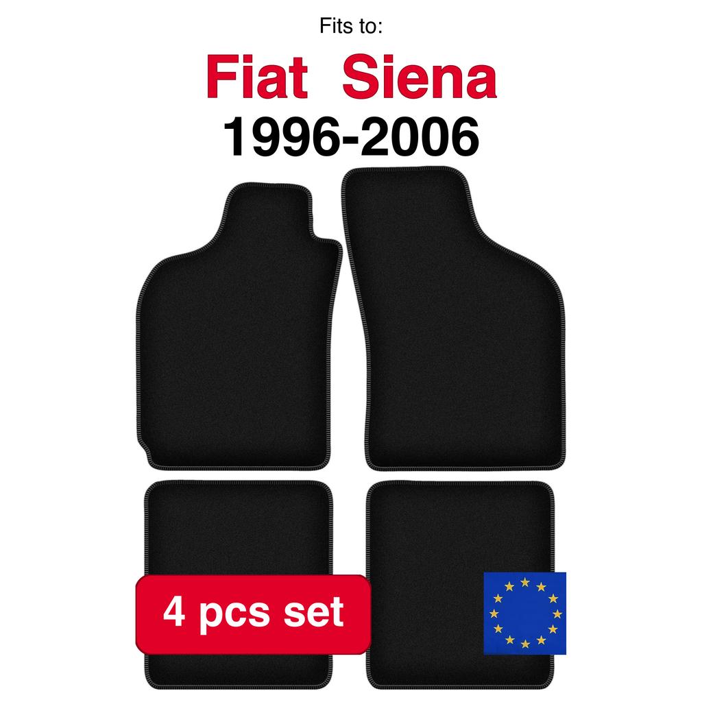 Velour Basic Car Floor Mats For Fiat Palio Sedan (1996-2004)