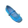 Bow splicing single shoes women's new one-button ballet flats